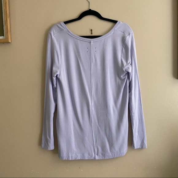 Lou & grey• lavender pastel purple long sleeve soft top - Picture 8 of 8